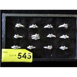 13 New Sterling Silver Cat Head Rings