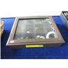 Image 1 : Glass Topped Velvet Lined Display Box and Contents