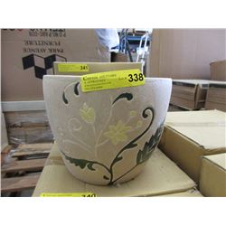 New 3 Piece Set of Ceramic Plant Pots