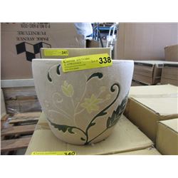 New 3 Piece Set of Ceramic Plant Pots