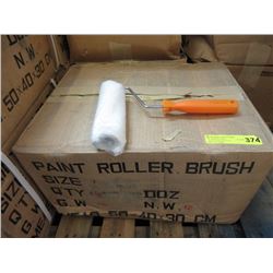 Case of 4 Dozen New Paint Roller Brush Sets