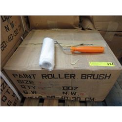 Case of 4 Dozen New Paint Roller Brush Sets