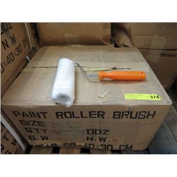 Case of 4 Dozen New Paint Roller Brush Sets