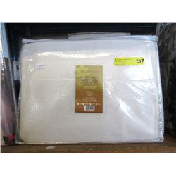 New Twin Size Micro Fleece Sheet Set - White