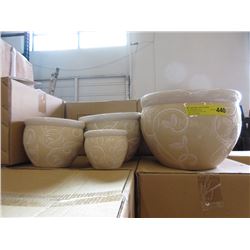 New 4 Piece Set of Ceramic Plant Pots