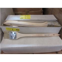 6 Dozen New Long Handled 2-1/2" Angle Brushes