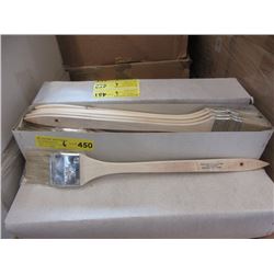 6 Dozen New Long Handled 2-1/2" Angle Brushes