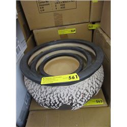 New 3 Piece Set of Ceramic Plant Pots