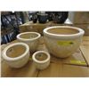 Image 1 : New 4 Piece Set of Ceramic Plant Pots