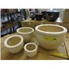 Image 1 : New 4 Piece Set of Ceramic Plant Pots