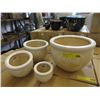 Image 1 : New 4 Piece Set of Ceramic Plant Pots