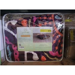 New Queen Size Multi-Colour Sherpa Blanket