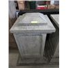 Image 1 : Square Peaked Top Wood Column