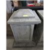 Image 1 : Square Peaked Top Wood Column