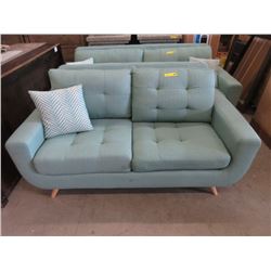 New 5-1/2" Foot Retro Style Loveseat