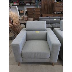New Grey Fabric Arm Chair