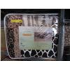 Image 1 : New Queen Size Animal Block Sherpa Blanket