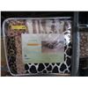 Image 1 : New Queen Size Animal Block Sherpa Blanket