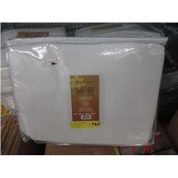 New Twin Size Micro Fleece Sheet Set - White