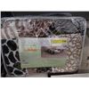 Image 1 : New Queen Size Animal Block Sherpa Blanket