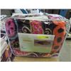 Image 1 : New Queen Size Multi-Colour Sherpa Blanket