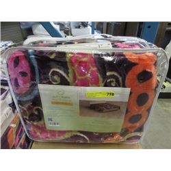 New Queen Size Multi-Colour Sherpa Blanket