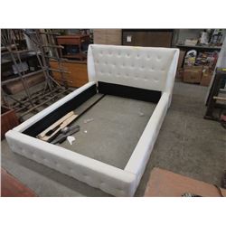 New Queen Size Fabric Upholstered Bed Frame