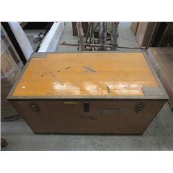 Large Dovetailed Wood Trunk