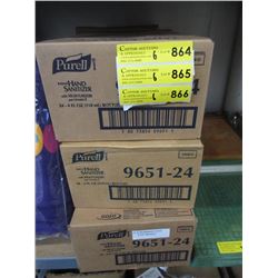 6 Cases of Purell Hand Sanitizer