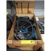 Image 1 : Small Wood Crate of Audio Cables & More