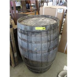 Wood Wine Barrel