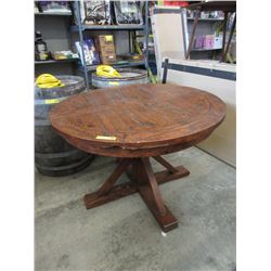 New LH Imports Round Dining Table with Leaf