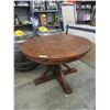 Image 1 : New LH Imports Round Dining Table with Leaf