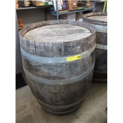 Metal Bound Louisville Wood Barrel