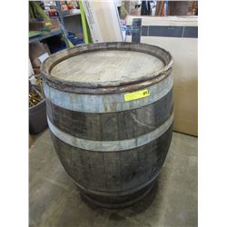Metal Bound Wood Barrel