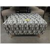 Image 1 : New Retro Style Ottoman with Wood Legs