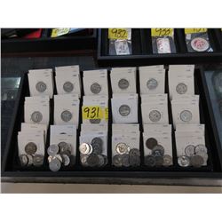 100 Vintage Canadian Nickels from the 1960's