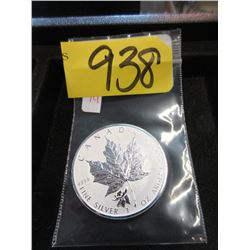 2017 One Oz. .9999 Silver Canadian Maple Leaf Coin
