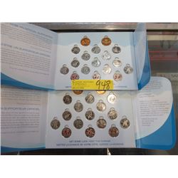 2 Vancouver 2010 Olympic Coin Sets in Folders