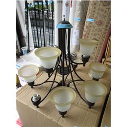 New 9 Shade Bronze Finish Chandelier