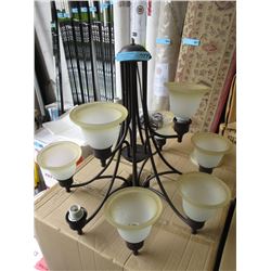 New 9 Shade Bronze Finish Chandelier