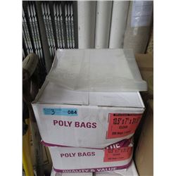 3 Cases of Poly Bags