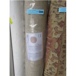 Beige Oval Area Carpet