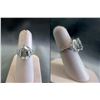 Image 1 : Green Amethyst & Diamond Cocktail Ring