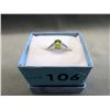 Image 2 : Peridot, Tanzanite & Diamond Dinner Ring
