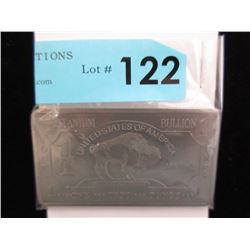 1 Oz. .999 Fine Titanium Buffalo Investor Bar