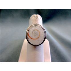 Large Sterling Silver Custom Made Shiva Eye Ring