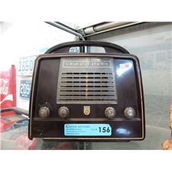 Rare Philips Bakelite Case Radio 1959