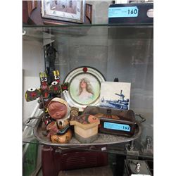 Silver Plated Tray & Contents