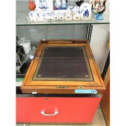 Antique Oak Portable Writing Desk